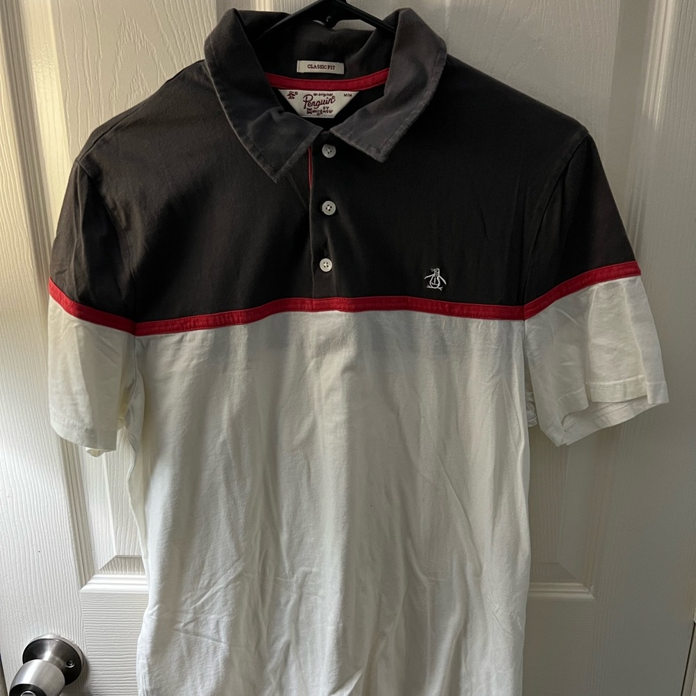 Men’s Original Penguin White Polo (M)